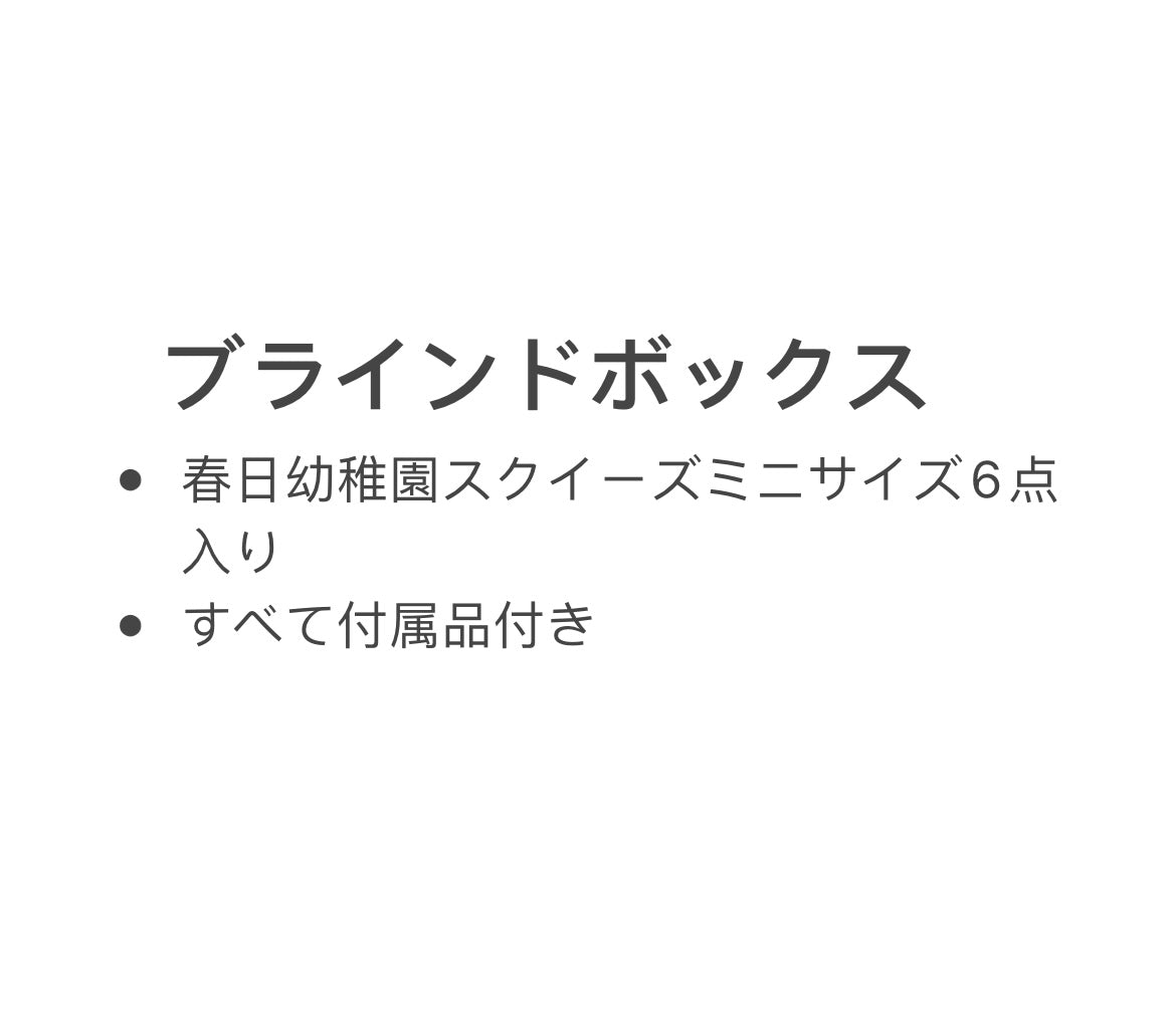 春日幼稚園ブラインドボックス