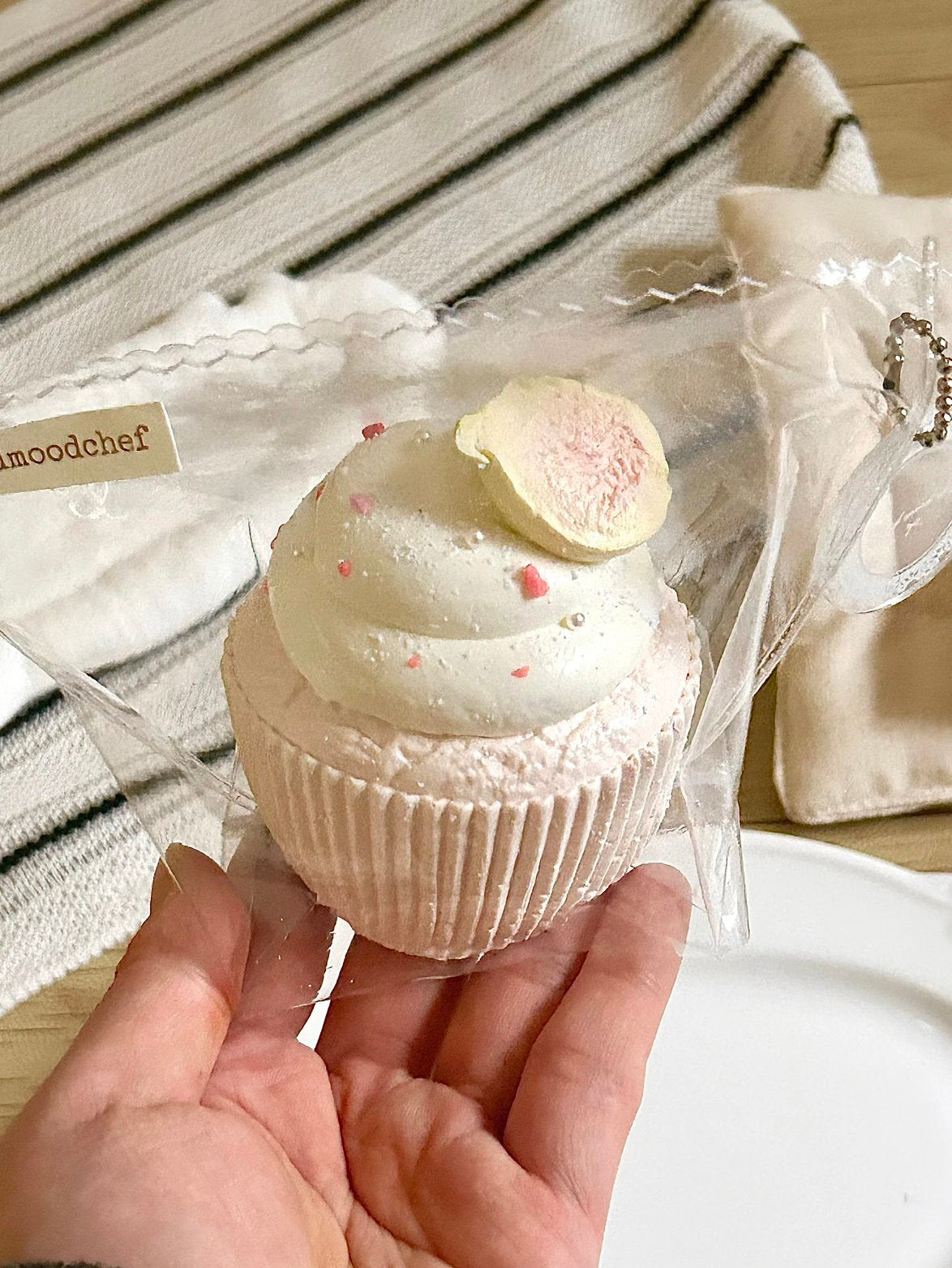 goodmoodchef いちじくカップケーキ　クリーム泥