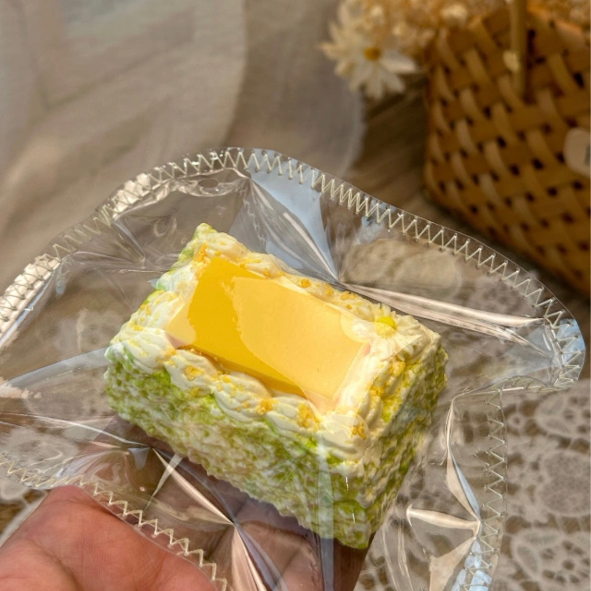 lulu鹿　ライムクリーチーズケーキ　チーズ感