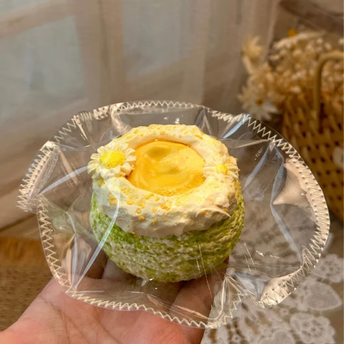 lulu鹿　ライムクリームプリン　ねっとり泥感
